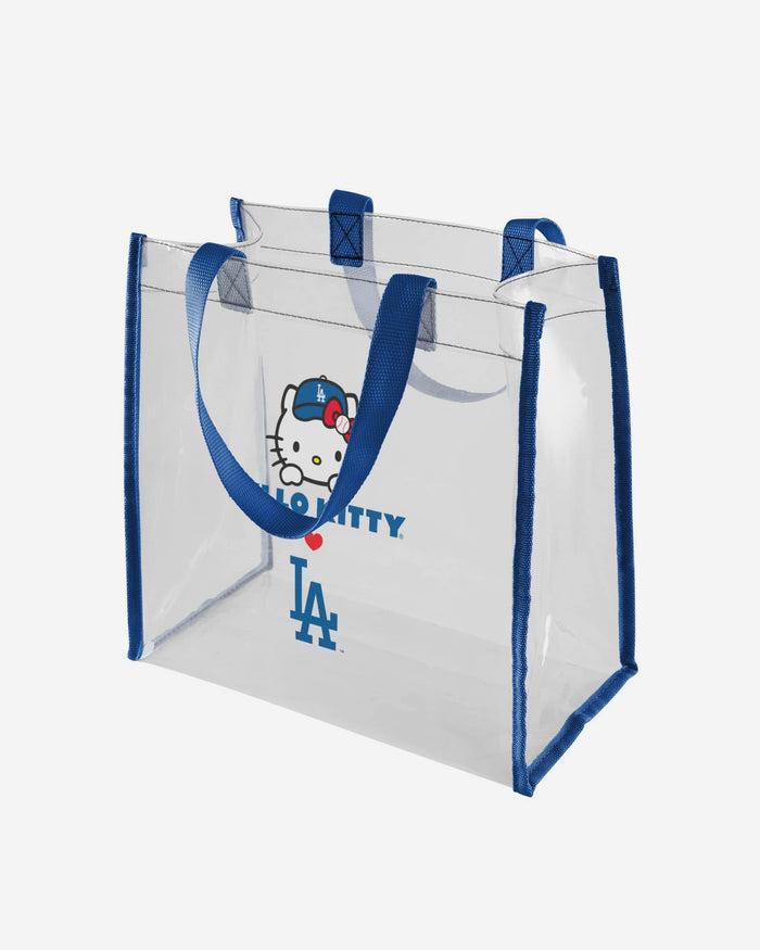 Los Angeles Dodgers Hello Kitty® Clear Tote Bag FOCO - FOCO.com