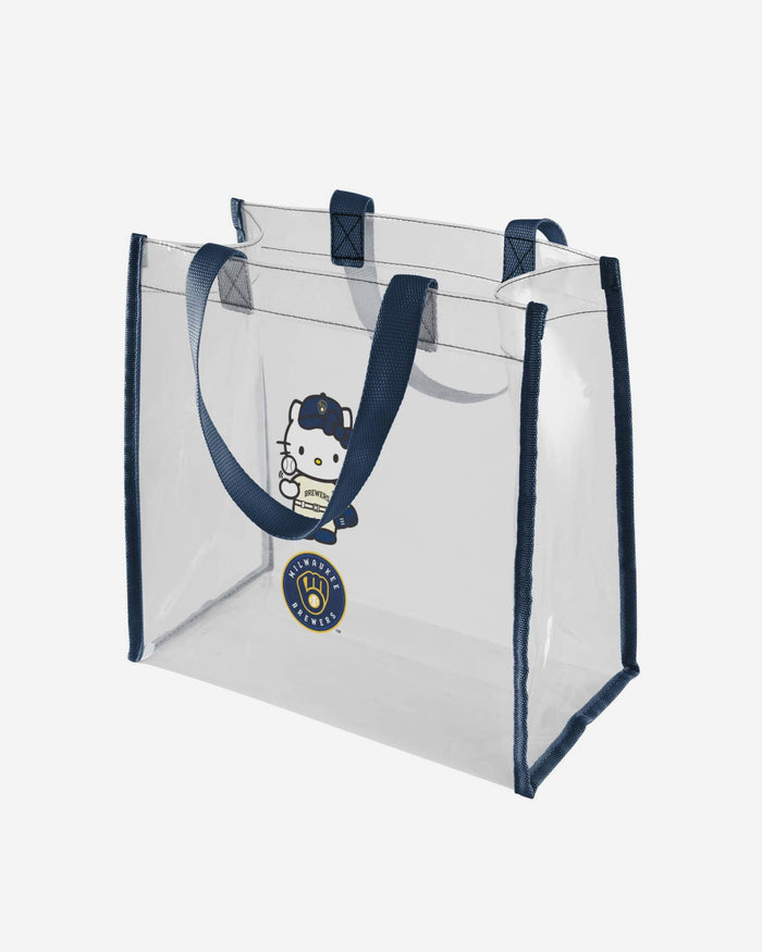 Milwaukee Brewers Hello Kitty® Clear Tote Bag FOCO - FOCO.com