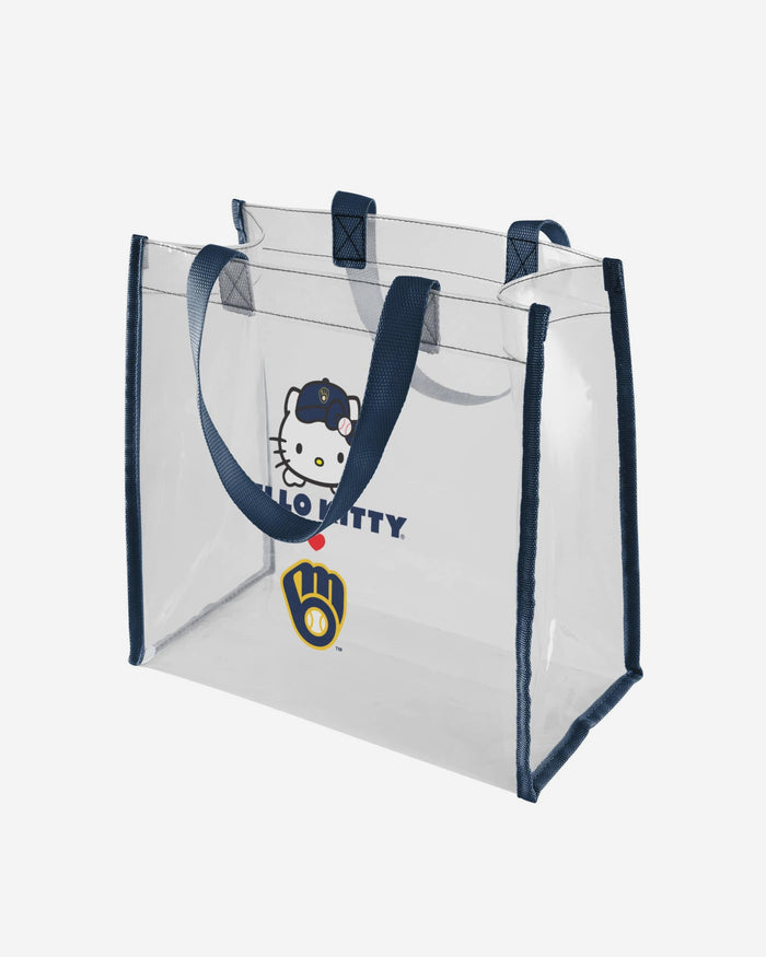 Milwaukee Brewers Hello Kitty® Clear Tote Bag FOCO - FOCO.com