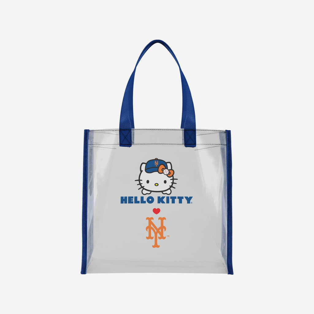 New York Mets Hello Kitty® Clear Tote Bag FOCO - FOCO.com