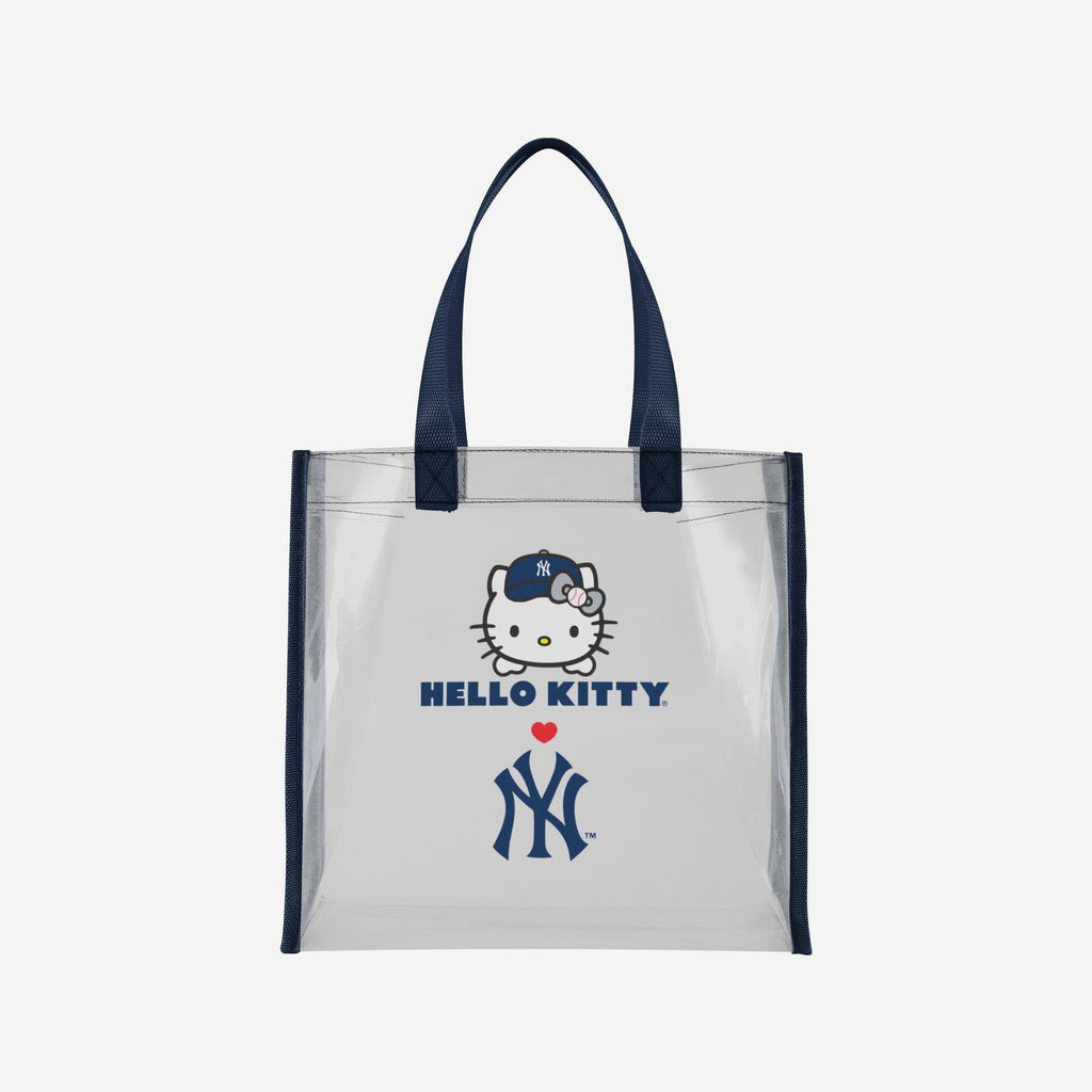 New York Yankees Hello Kitty® Clear Tote Bag FOCO - FOCO.com