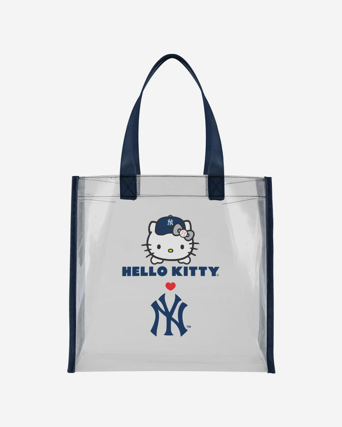 New York Yankees Hello Kitty® Clear Tote Bag FOCO - FOCO.com