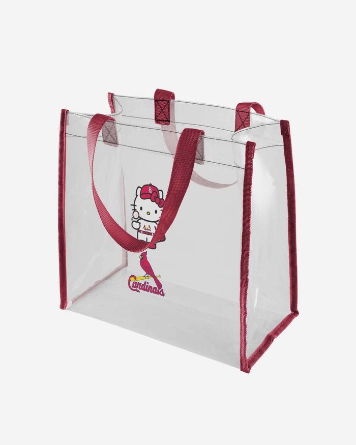 St Louis Cardinals Hello Kitty® Clear Tote Bag FOCO - FOCO.com