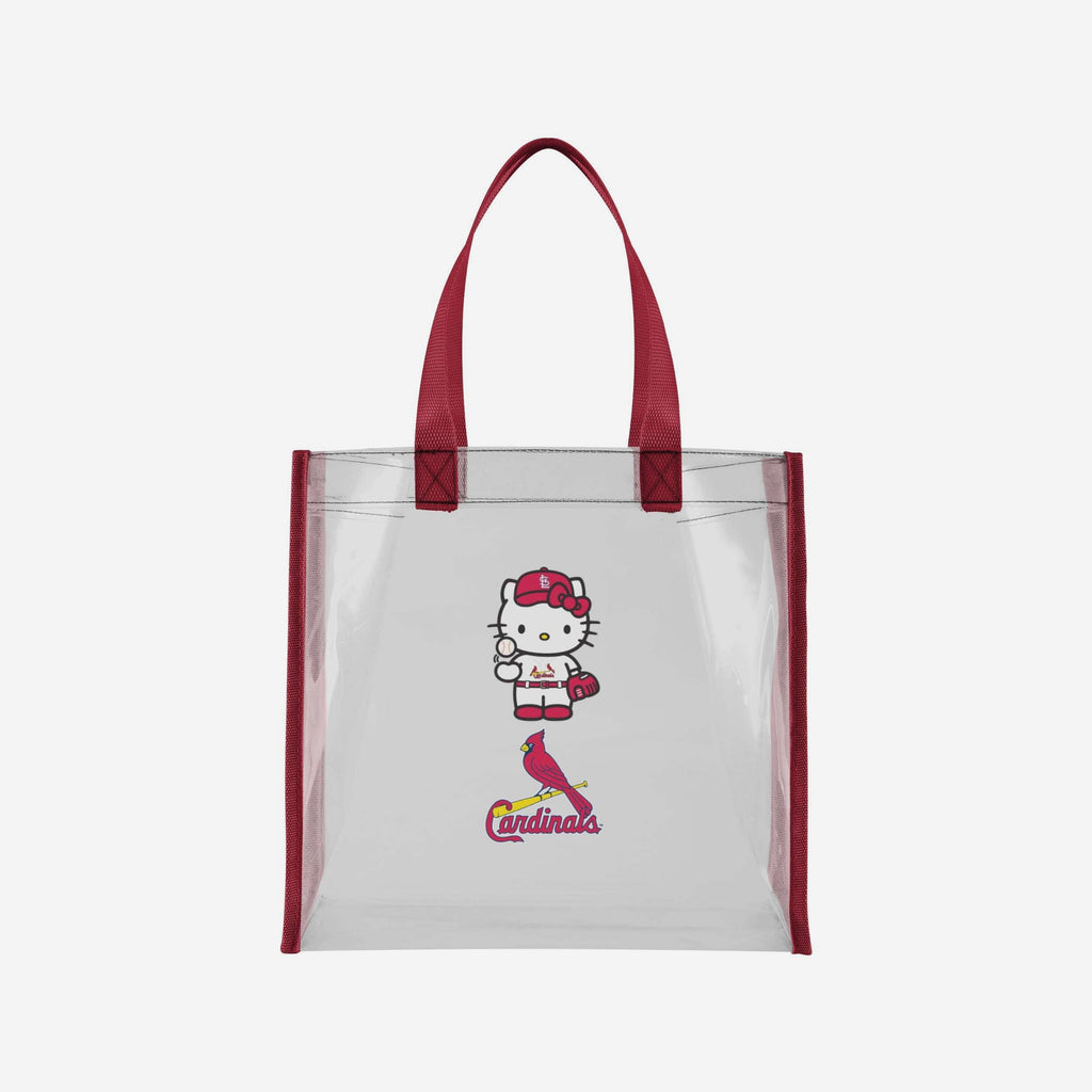 St Louis Cardinals Hello Kitty® Clear Tote Bag FOCO - FOCO.com