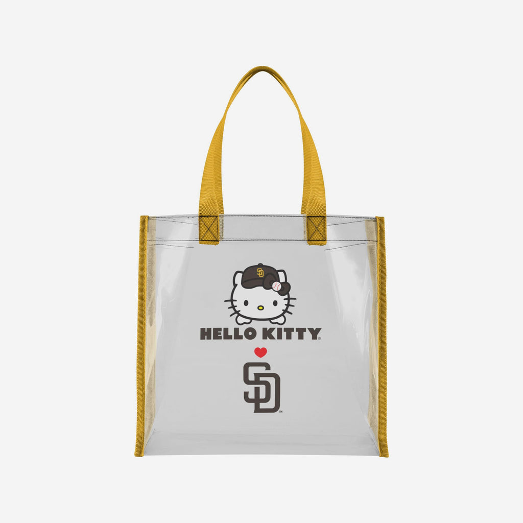 San Diego Padres Hello Kitty® Clear Tote Bag FOCO - FOCO.com