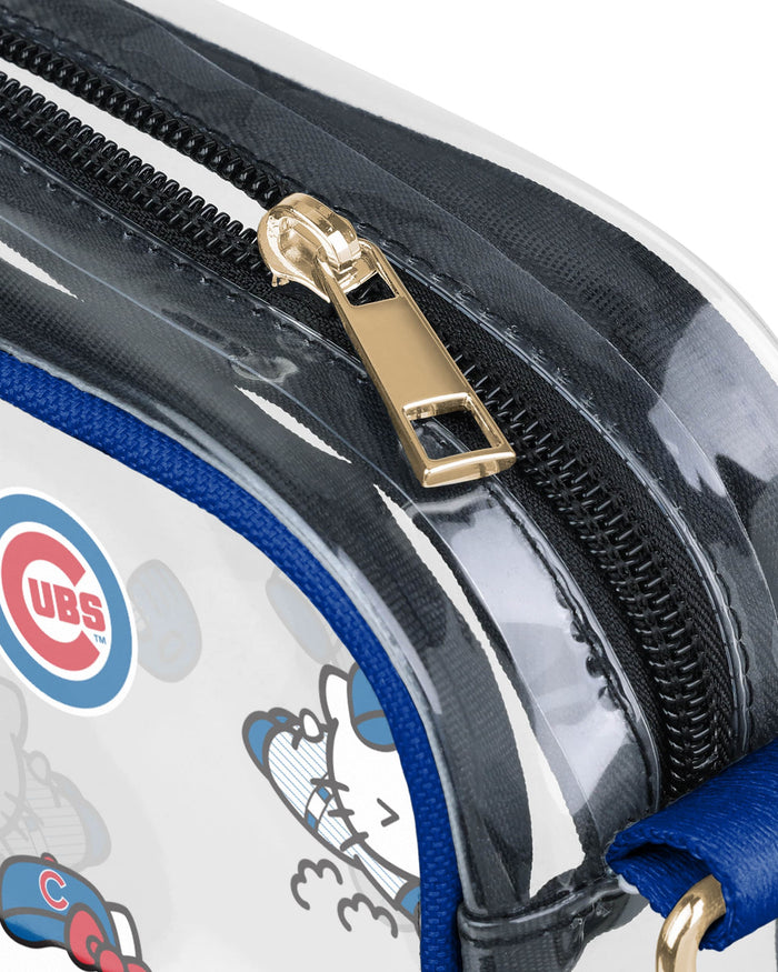 Chicago Cubs Hello Kitty® Clear Crossbody Bag FOCO - FOCO.com