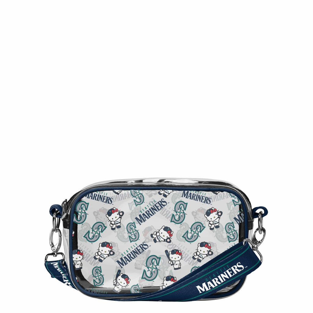 Seattle Mariners Hello Kitty® Clear Crossbody Bag FOCO - FOCO.com