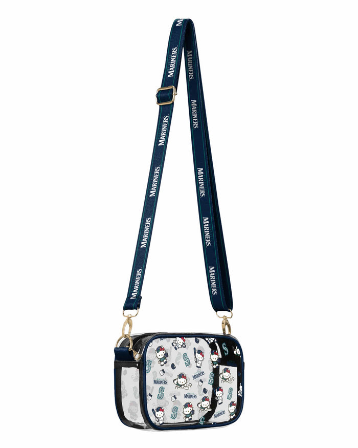 Seattle Mariners Hello Kitty® Clear Crossbody Bag