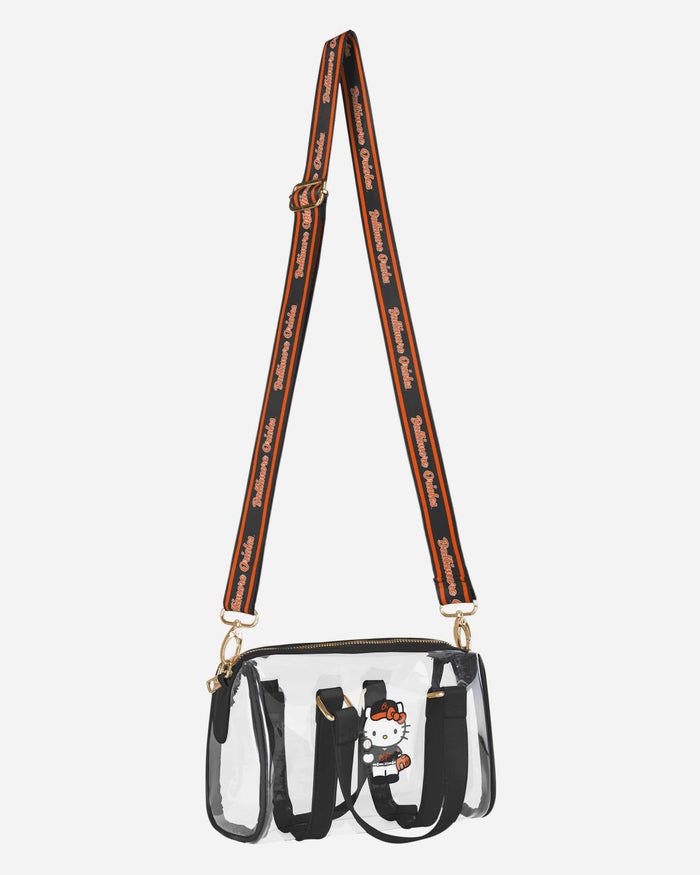 Baltimore Orioles Hello Kitty® Clear Barrel Bag FOCO - FOCO.com
