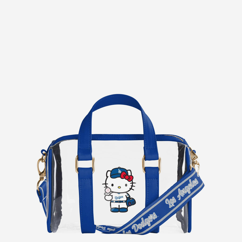 Los Angeles Dodgers Hello Kitty® Clear Barrel Bag FOCO - FOCO.com