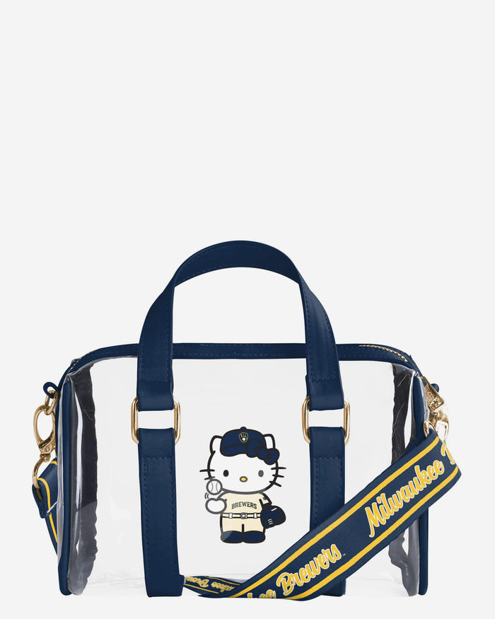 Milwaukee Brewers Hello Kitty® Clear Barrel Bag FOCO - FOCO.com