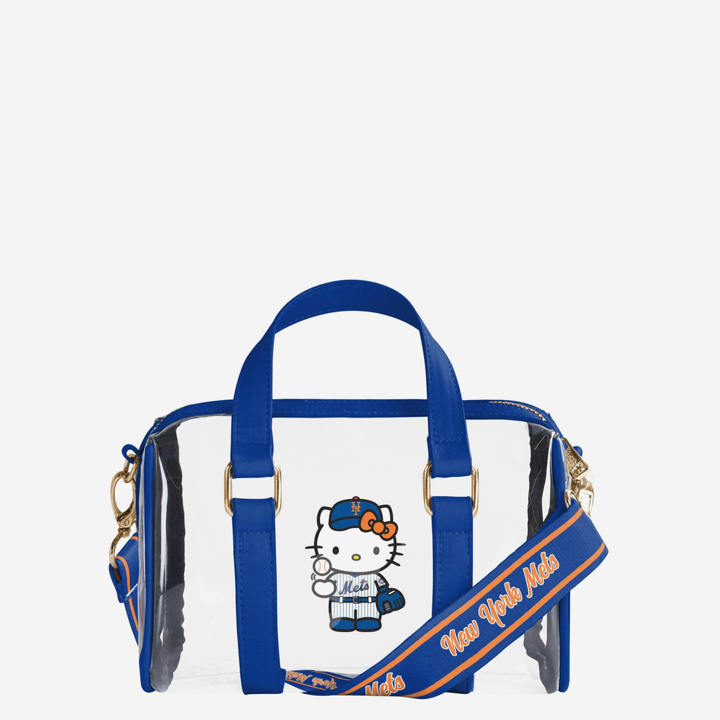 New York Mets Hello Kitty® Clear Barrel Bag FOCO - FOCO.com