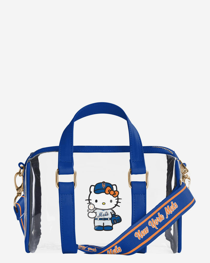 New York Mets Hello Kitty® Clear Barrel Bag FOCO - FOCO.com