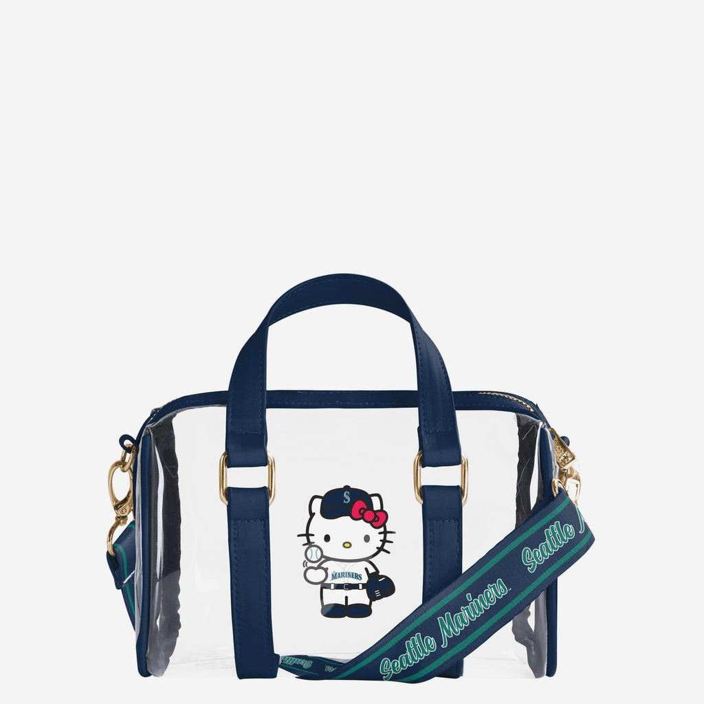 Seattle Mariners Hello Kitty® Clear Barrel Bag FOCO - FOCO.com