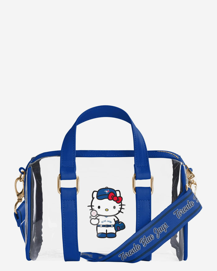 Toronto Blue Jays Hello Kitty® Clear Barrel Bag FOCO - FOCO.com