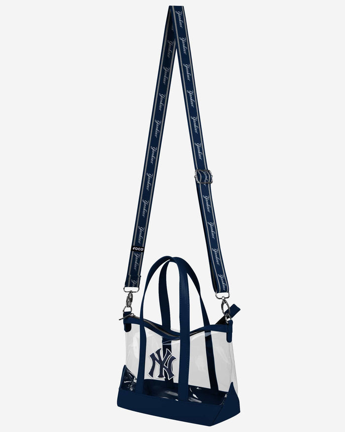 New York Yankees Clear Crossbody Mini Tote Bag FOCO - FOCO.com