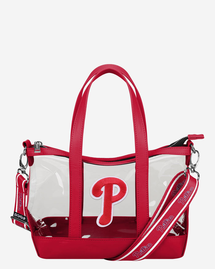 Philadelphia Phillies Clear Crossbody Mini Tote Bag FOCO - FOCO.com