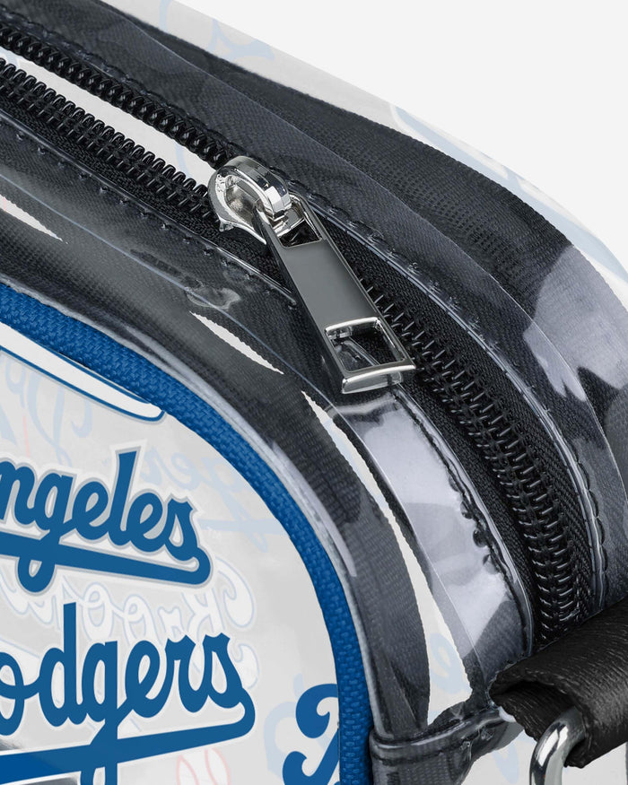 Los Angeles Dodgers Repeat Retro Print Clear Crossbody Bag FOCO - FOCO.com