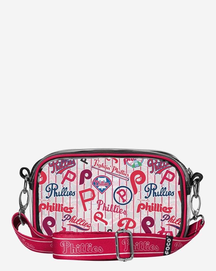 Philadelphia Phillies Repeat Retro Print Clear Crossbody Bag FOCO - FOCO.com