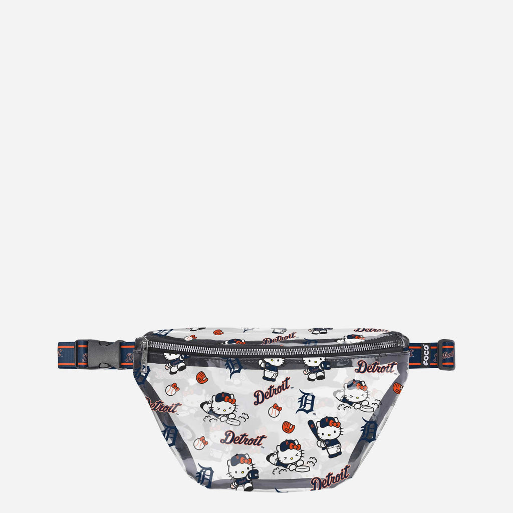 Detroit Tigers Hello Kitty® Clear Fanny Pack FOCO - FOCO.com
