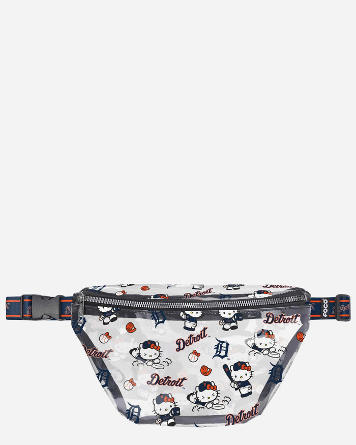 Detroit Tigers Hello Kitty® Clear Fanny Pack FOCO - FOCO.com