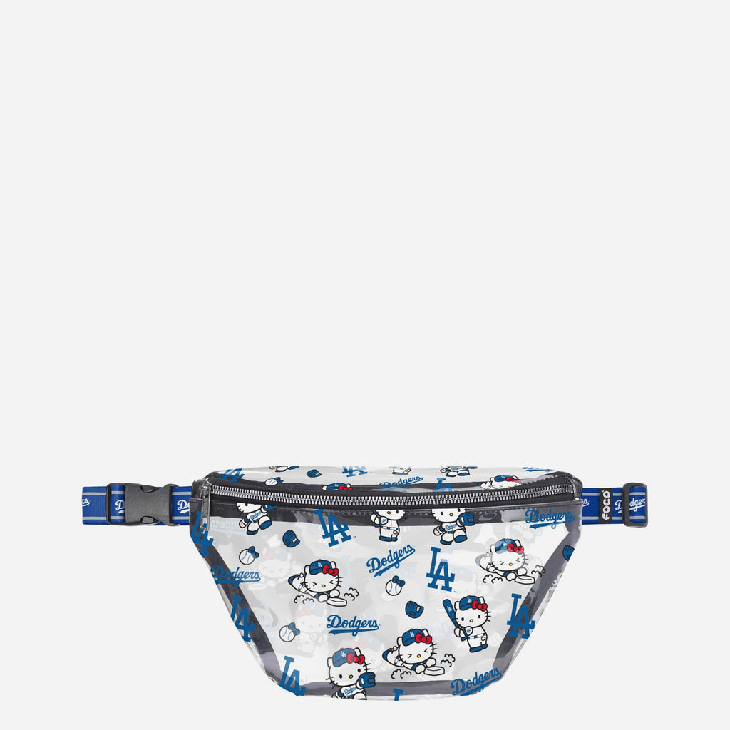 Los Angeles Dodgers Hello Kitty® Clear Fanny Pack FOCO - FOCO.com