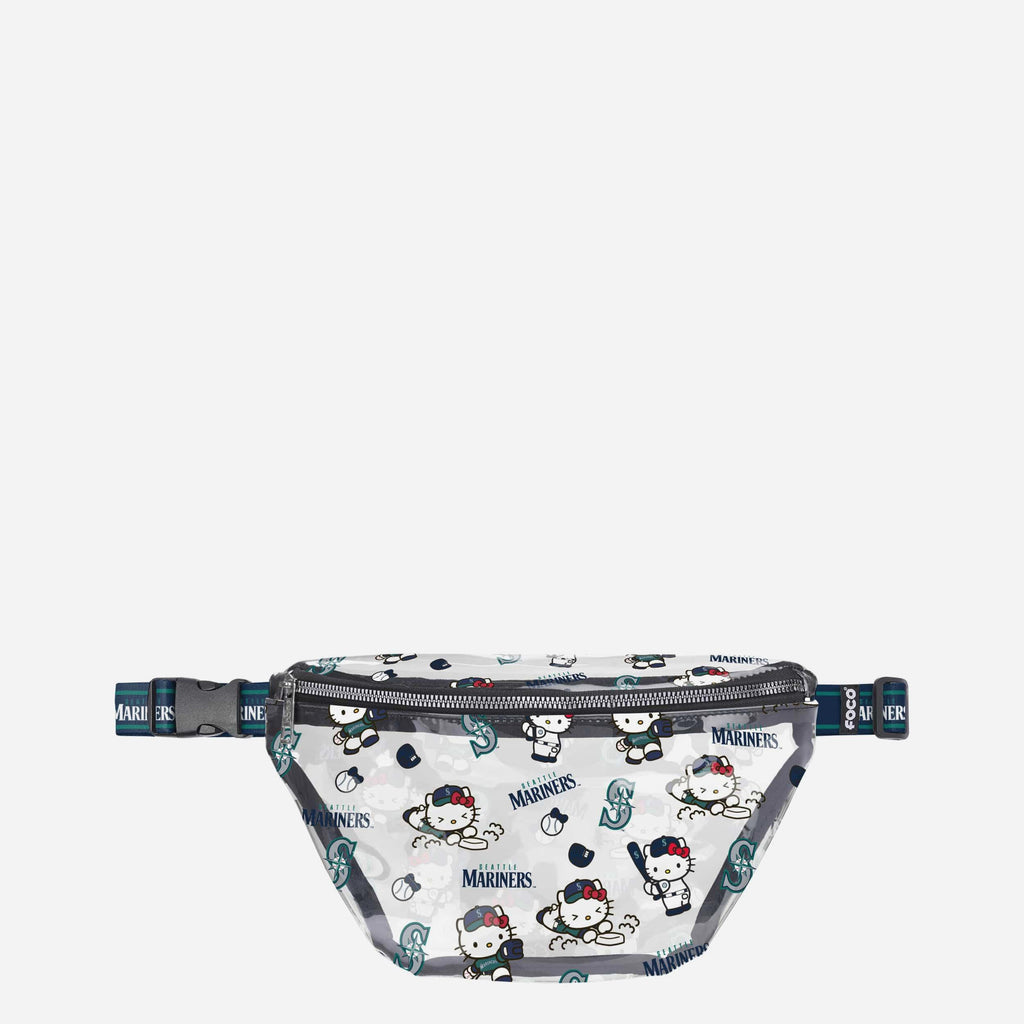 Seattle Mariners Hello Kitty® Clear Fanny Pack FOCO - FOCO.com