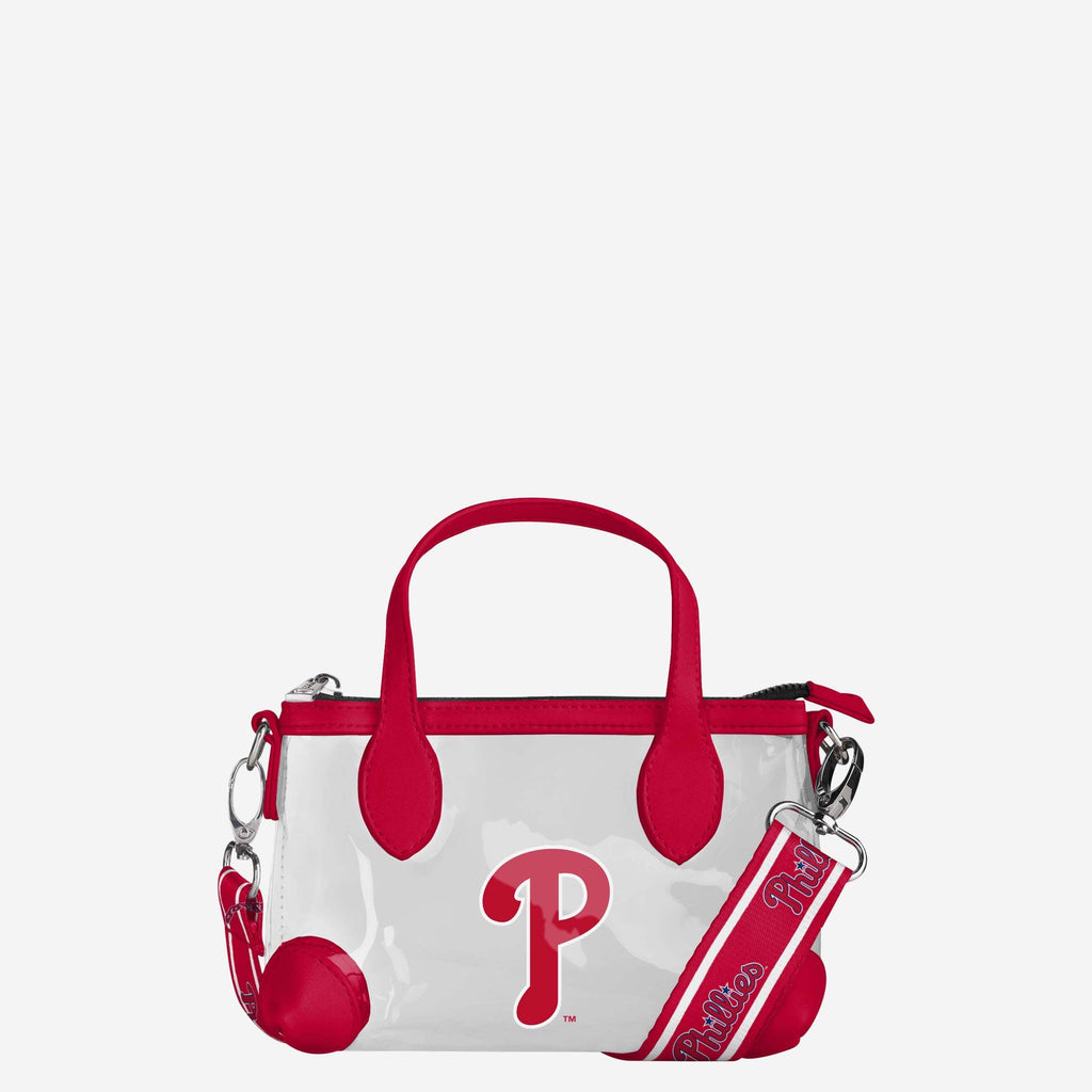 Philadelphia Phillies Big Logo Clear Crossbody Mini Purse FOCO - FOCO.com