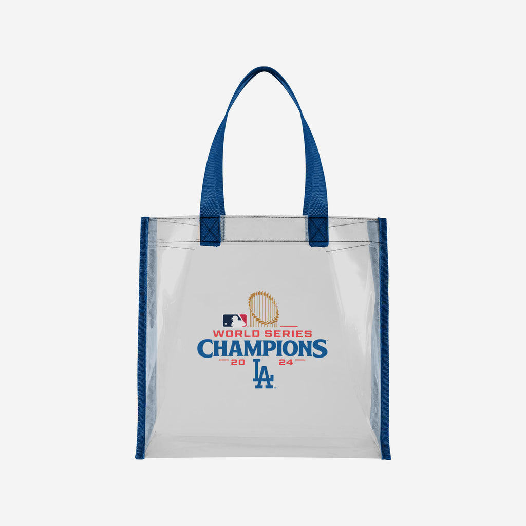 Los Angeles Dodgers 2024 World Series Champions Clear Reusable Bag FOCO - FOCO.com