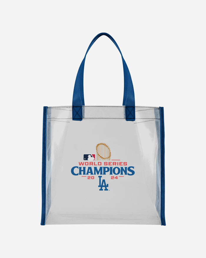 Los Angeles Dodgers 2024 World Series Champions Clear Reusable Bag FOCO - FOCO.com