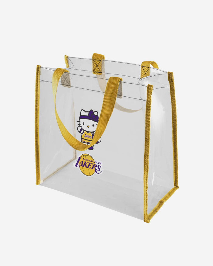 Los Angeles Lakers Hello Kitty® Clear Tote Bag FOCO - FOCO.com