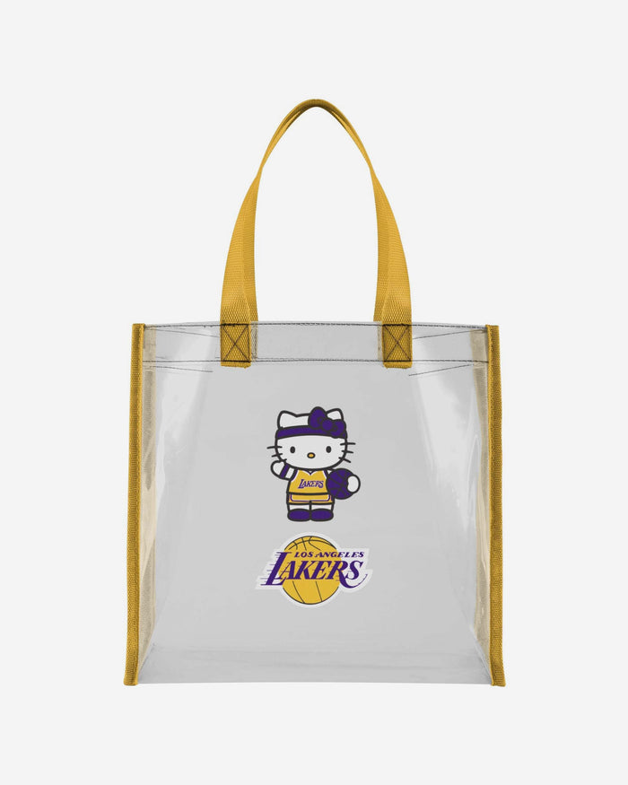Los Angeles Lakers Hello Kitty® Clear Tote Bag FOCO - FOCO.com