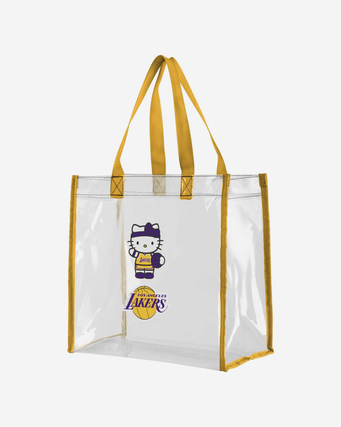 Los Angeles Lakers Hello Kitty® Clear Tote Bag FOCO - FOCO.com
