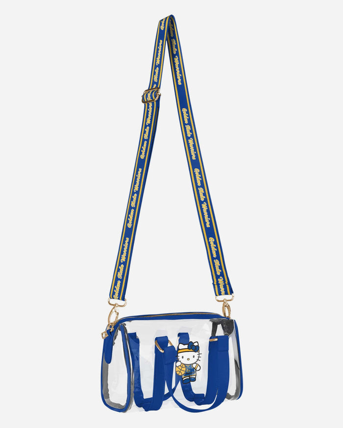 Golden State Warriors Hello Kitty® Clear Barrel Bag FOCO - FOCO.com