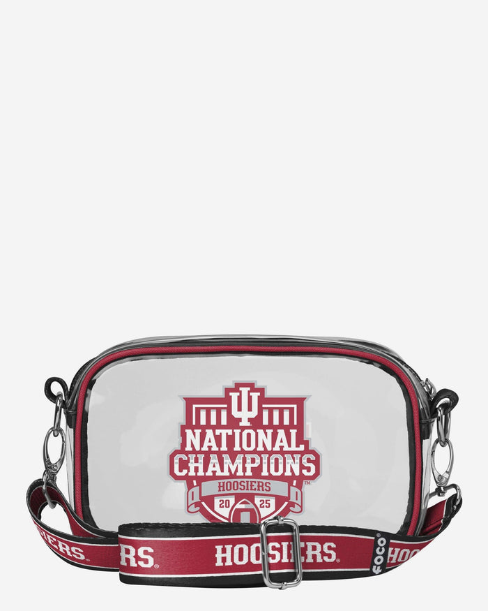 Indiana Hoosiers 2025 Football National Champions Clear Crossbody Bag FOCO - FOCO.com