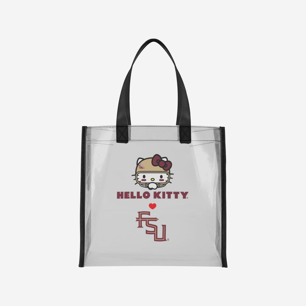 Florida State Seminoles Hello Kitty® Clear Tote Bag FOCO - FOCO.com