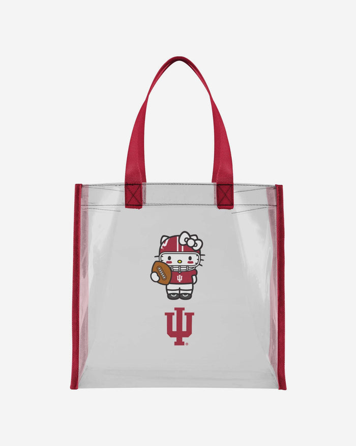Indiana Hoosiers Hello Kitty® Clear Tote Bag FOCO - FOCO.com
