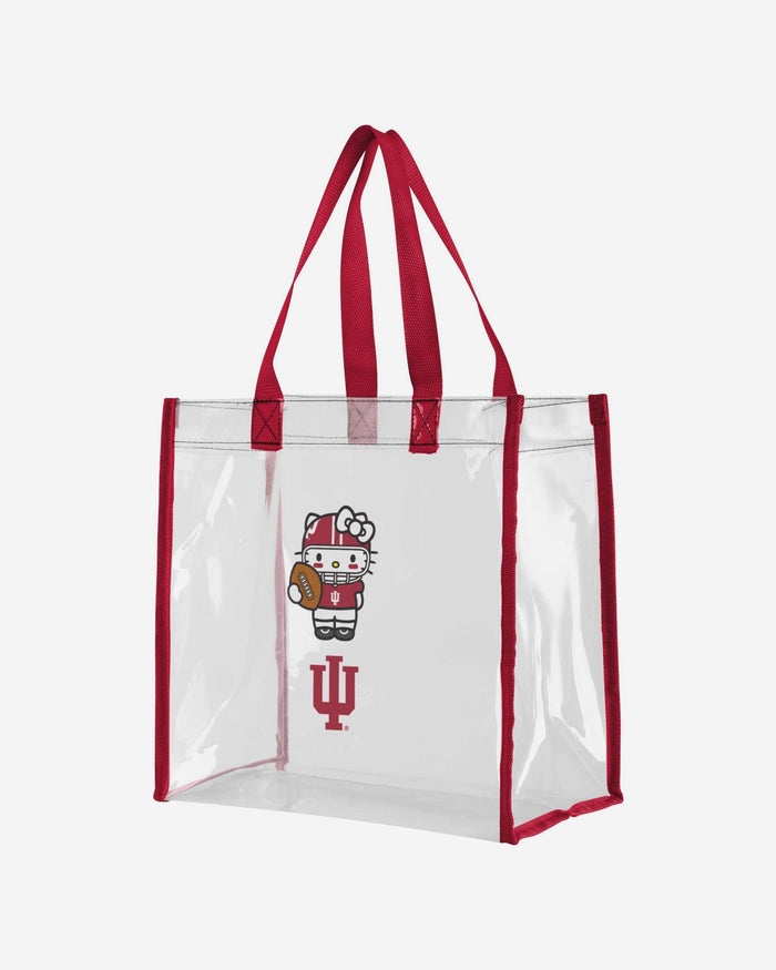 Indiana Hoosiers Hello Kitty® Clear Tote Bag FOCO - FOCO.com