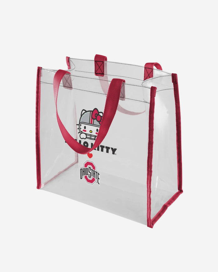 Ohio State Buckeyes Hello Kitty® Clear Tote Bag FOCO - FOCO.com