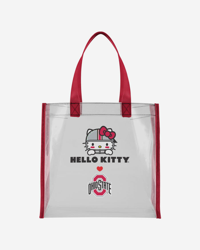 Ohio State Buckeyes Hello Kitty® Clear Tote Bag FOCO - FOCO.com