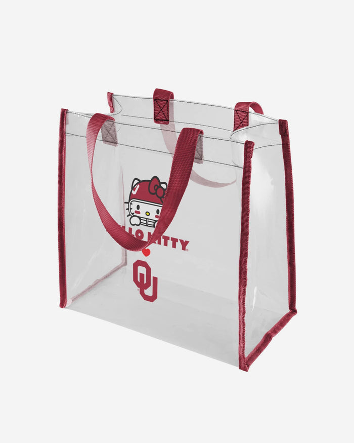 Oklahoma Sooners Hello Kitty® Clear Tote Bag FOCO - FOCO.com