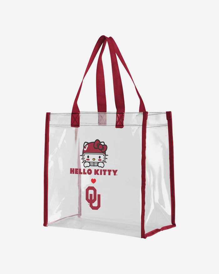 Oklahoma Sooners Hello Kitty® Clear Tote Bag FOCO - FOCO.com