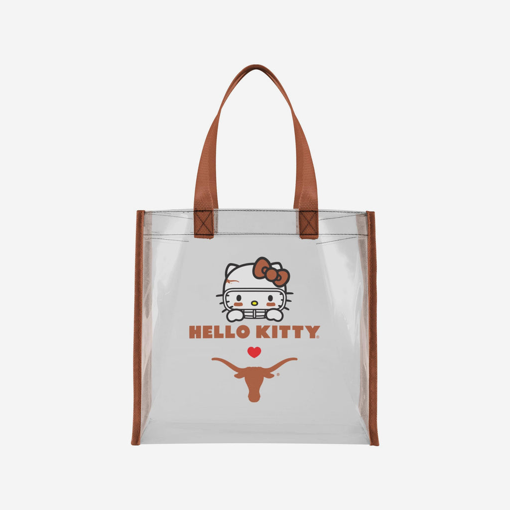 Texas Longhorns Hello Kitty® Clear Tote Bag FOCO - FOCO.com