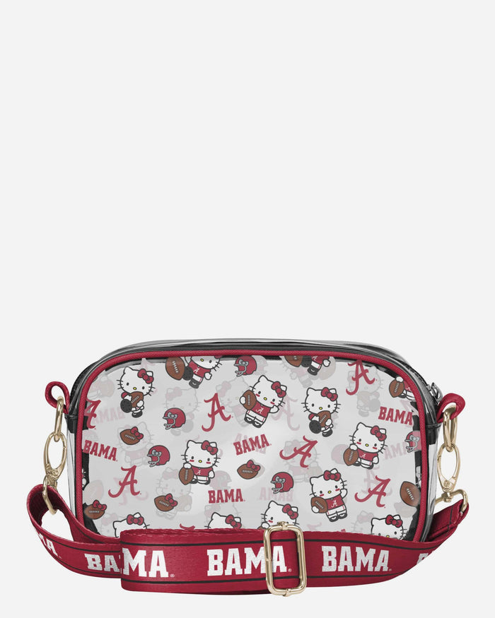 Alabama Crimson Tide Hello Kitty® Clear Crossbody Bag FOCO - FOCO.com