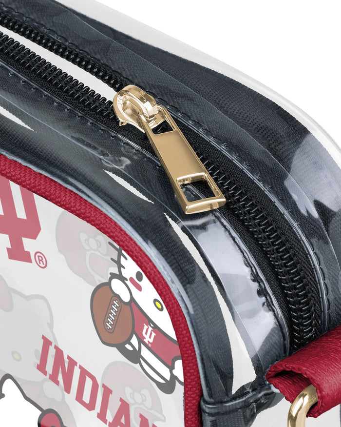Indiana Hoosiers Hello Kitty® Clear Crossbody Bag FOCO - FOCO.com