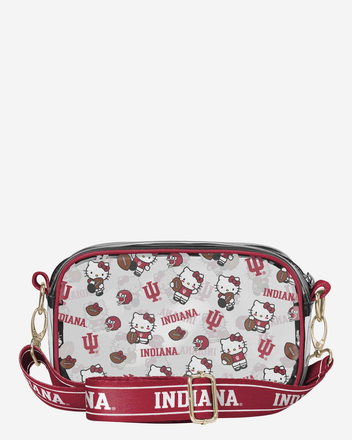 Indiana Hoosiers Hello Kitty® Clear Crossbody Bag FOCO - FOCO.com