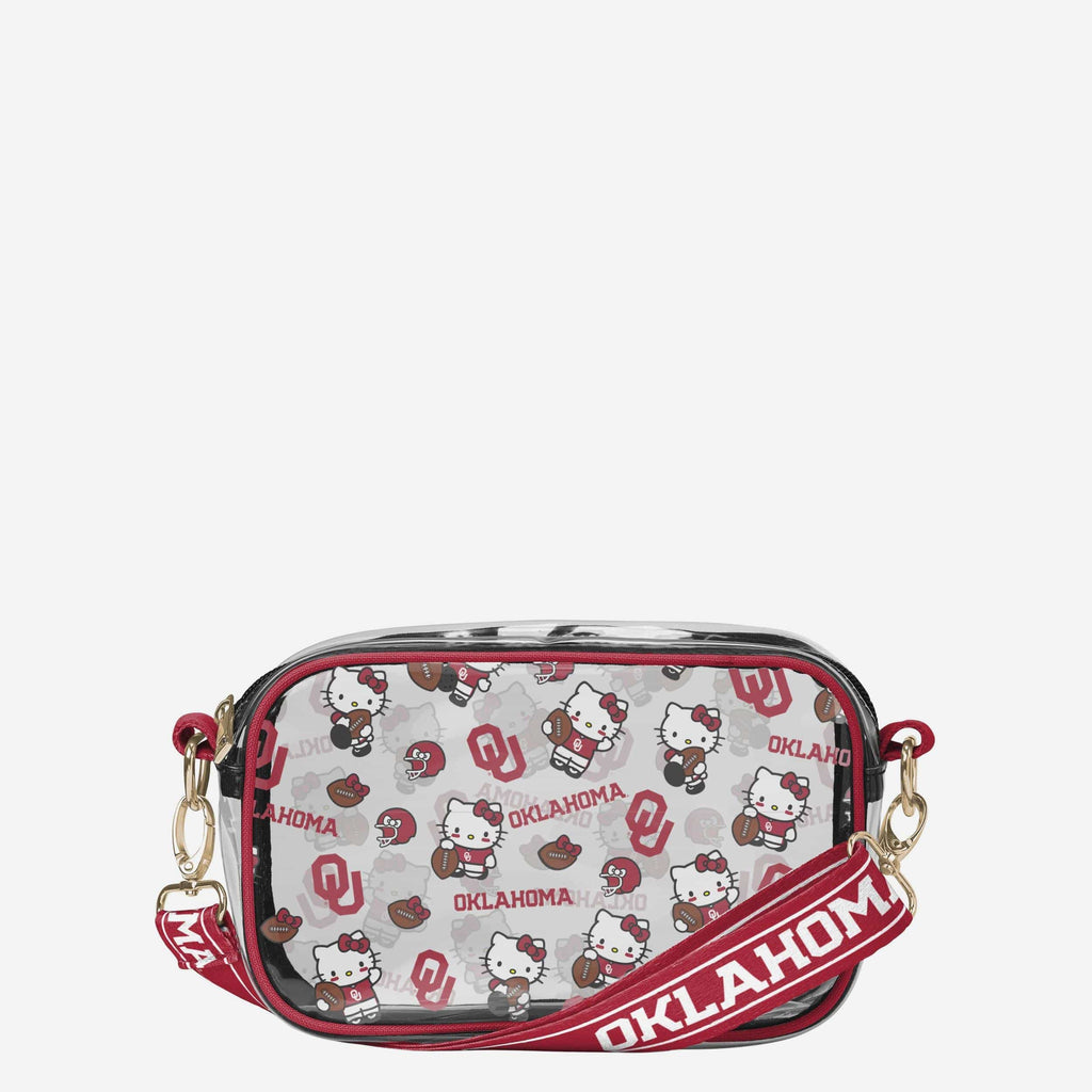 Oklahoma Sooners Hello Kitty® Clear Crossbody Bag FOCO - FOCO.com