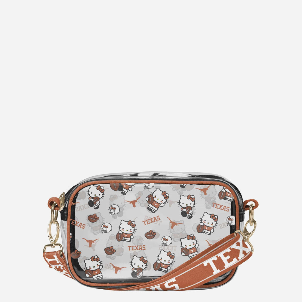 Texas Longhorns Hello Kitty® Clear Crossbody Bag FOCO - FOCO.com