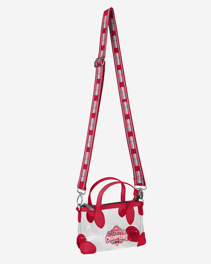 Ohio State Buckeyes 2024 Football National Champions Clear Mini Crossbody FOCO - FOCO.com