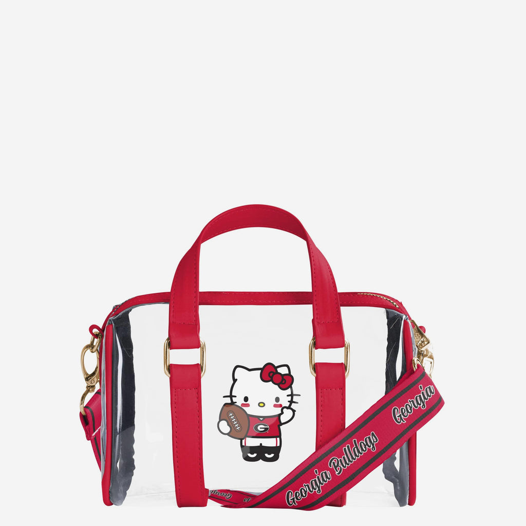 Georgia Bulldogs Hello Kitty® Clear Barrel Bag FOCO - FOCO.com